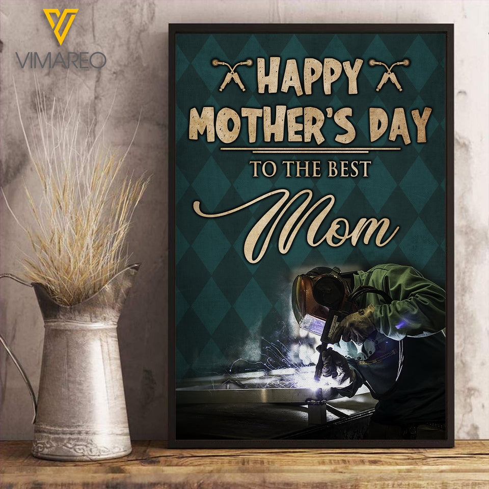 Happy Mother's Day - Welder Canvas APR-DT09