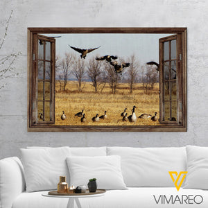 Duck Hunting Canvas Printed DEC-MQ21