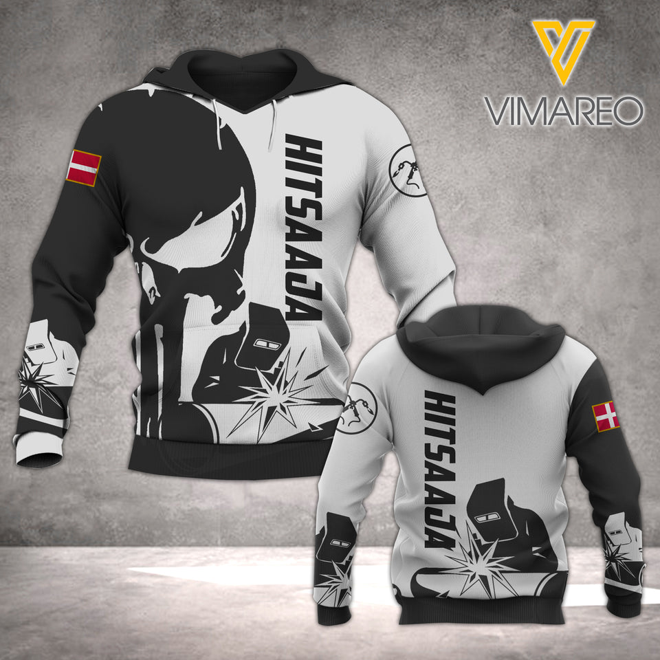 Hitsaajan Finland HOODIE 3D PRINTED JUL-MQ07