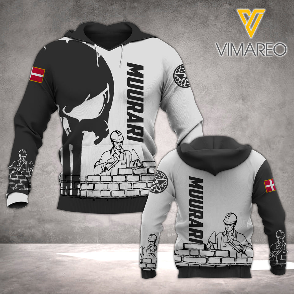 Muurari Finland HOODIE 3D PRINTED JUL-MQ07