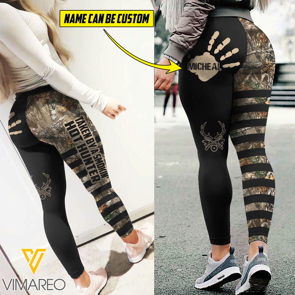 Personalized Taken By A Smokin' Hot Hunter Legging SEP-DT20