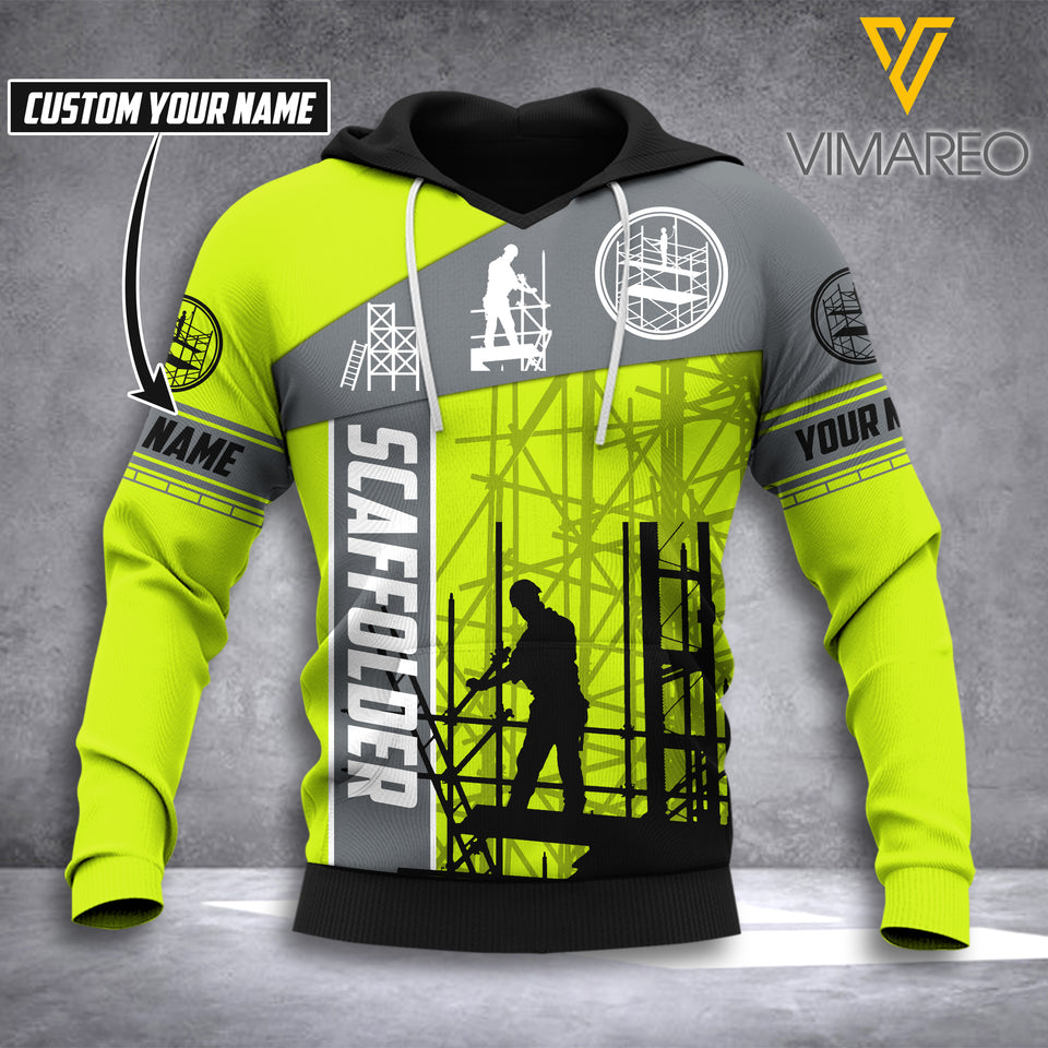 PERSONALIZED SCAFFOLDER HOODIE 3D PRINTED SEP-DT08