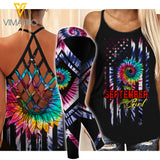 SEPTEMBER GIRL CRISS-CROSS TANK TOP LEGGING JUL-LN20