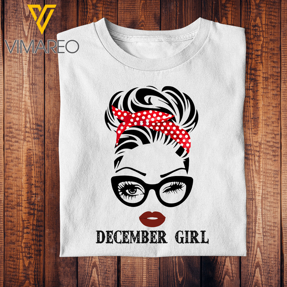DECEMBER GIRL COMBO 3 FOR 1 FREE TSHIRT 3D PRINTED AUG-DT19