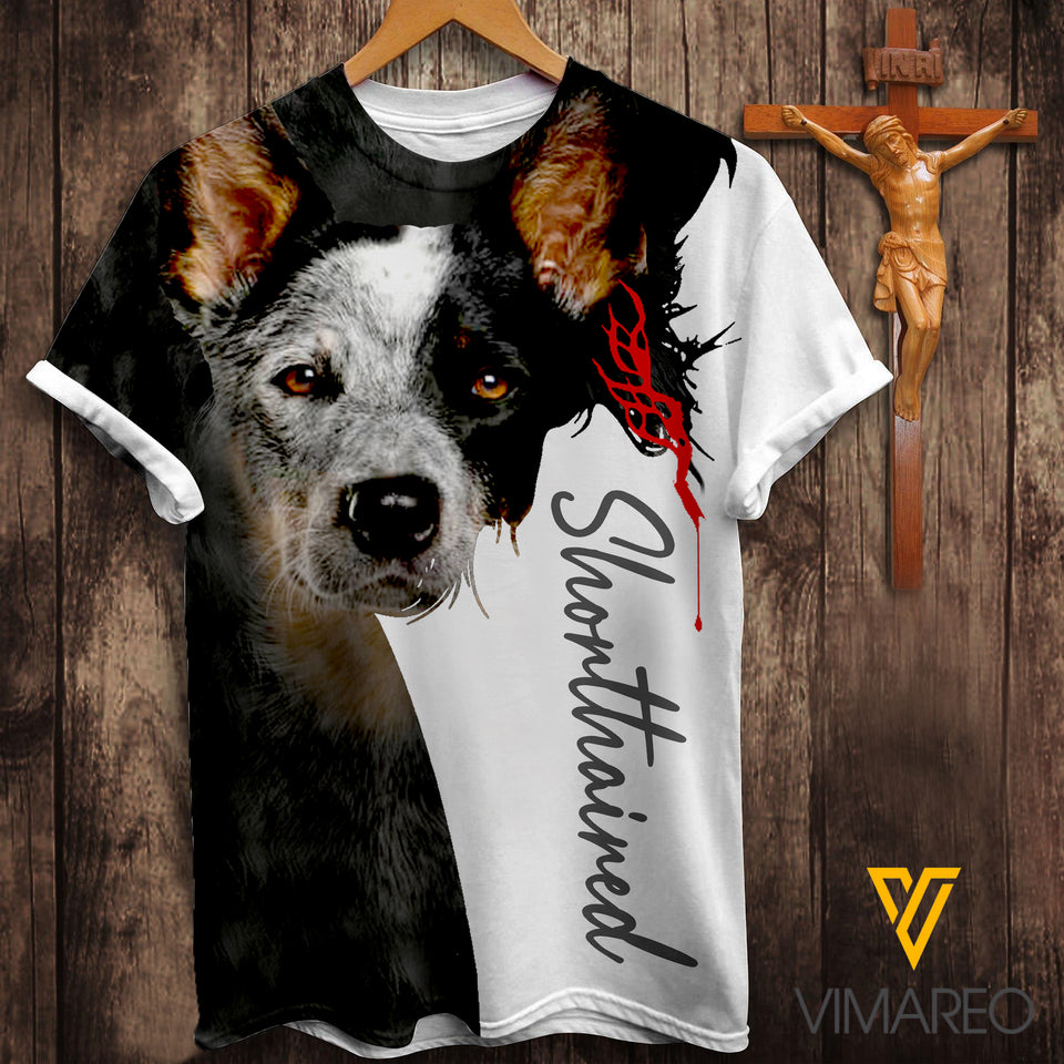 MH SHORTHAIRED DOG TSHIRT 3D PRINTED FEB-QH17