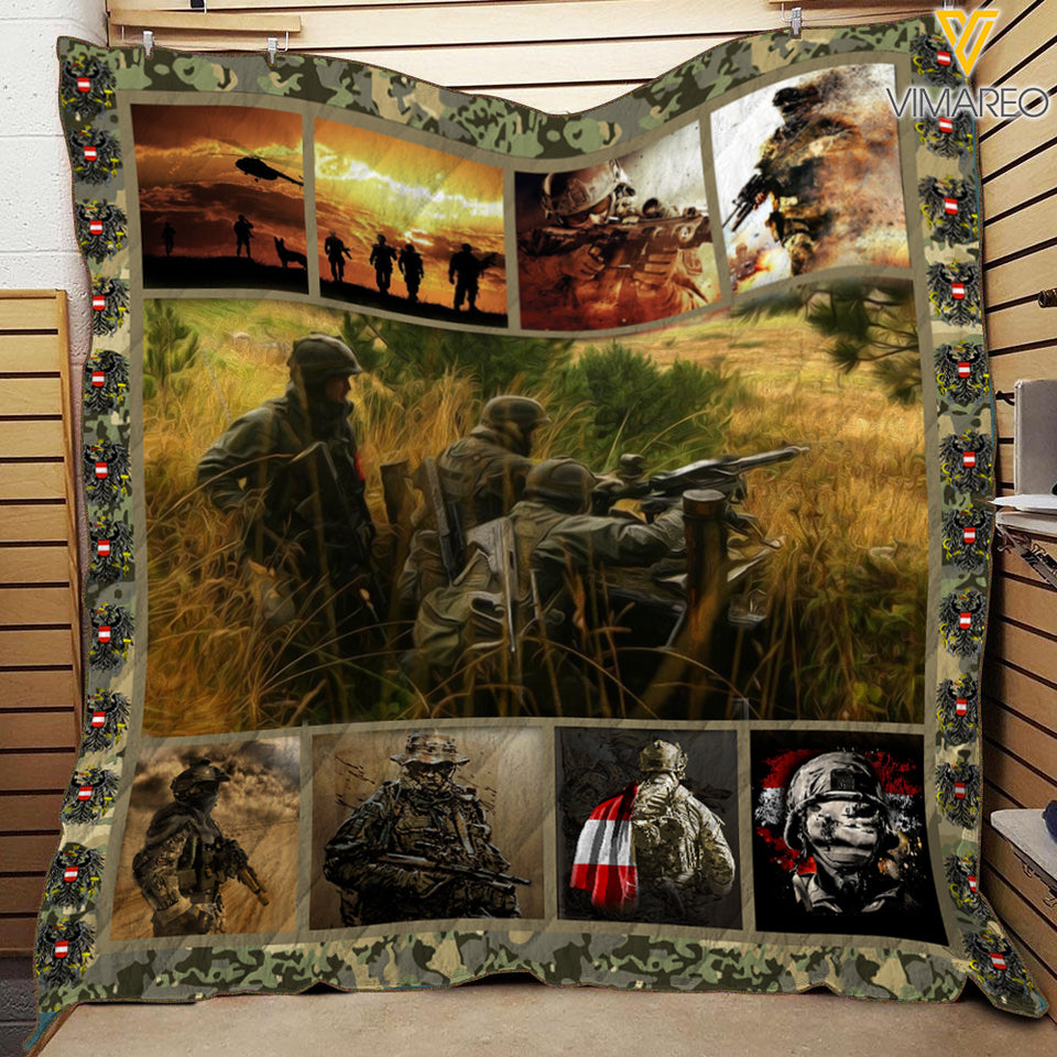 AUSTRIAN VETERANS QUILT PRINTED JUL-HQ14