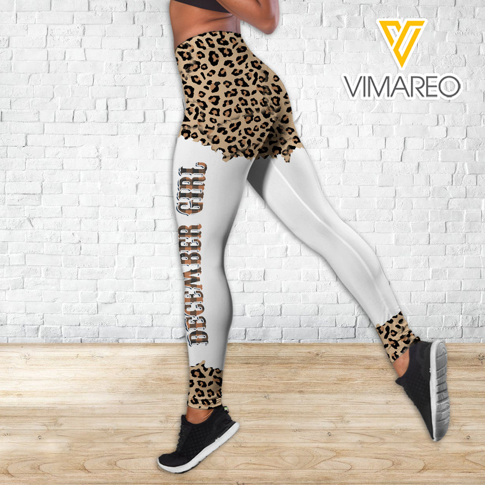 DECEMBER GIRL BLOOD OF JESUS COMBO HOODIE / LEGGING PRINTED 3D