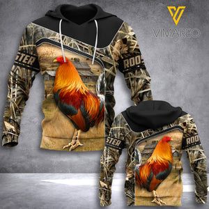 LKH ROOSTER HOODIE 3D PRINTED PDT0102