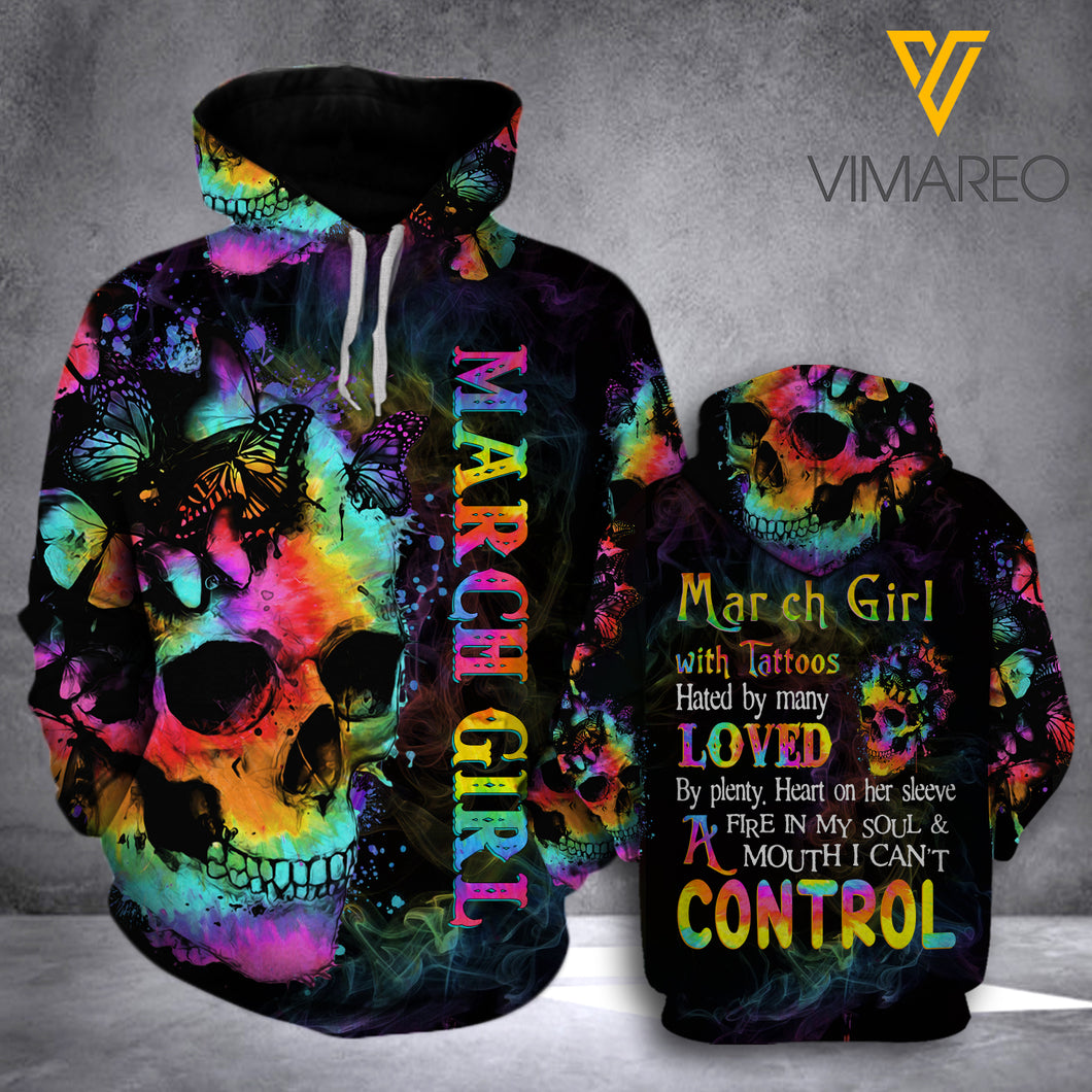 LKH MARCH GIRL CONTROL HOODIE 3D PRINTED HTQ0103