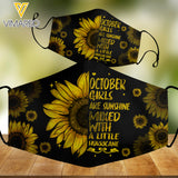 OCTOBER GIRL SUNFLOWER MASK TNMA1409