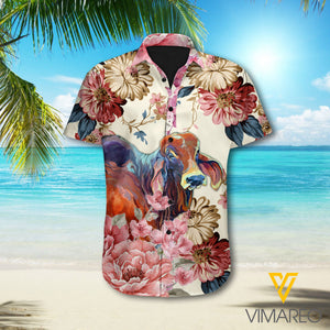 brahman 3d Printed Mens Shirt SUMMER