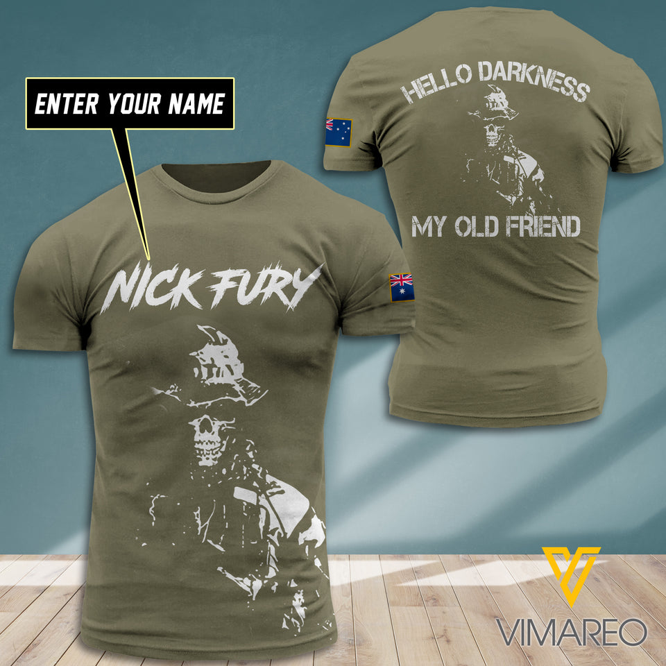 AUSTRALIA SOLDIER CUSTOMIZE T-SHIRT