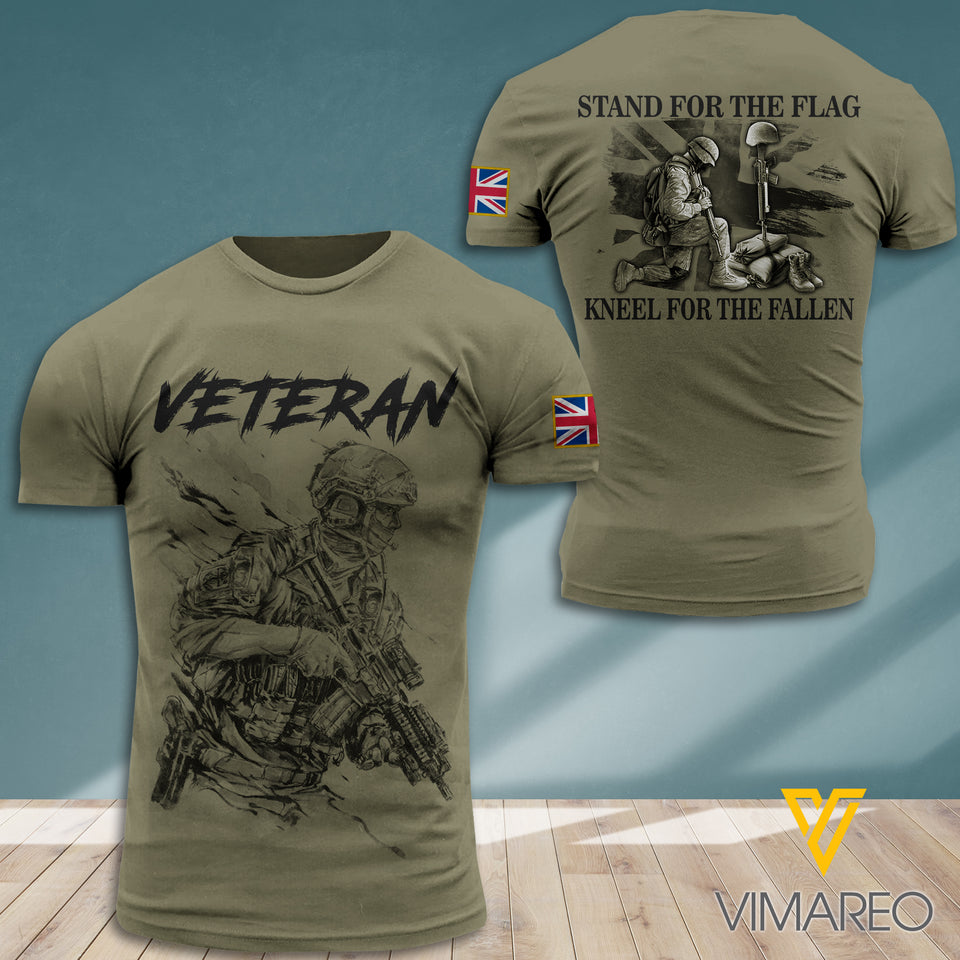 PERSONALIZED BRITISH VETERAN T-SHIRT