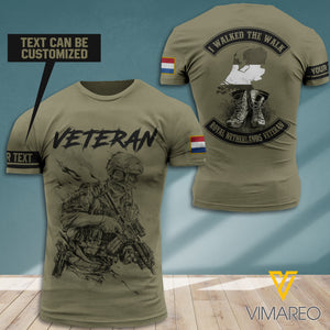 PERSONALIZED HOLLAND VETERAN T-SHIRT