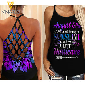 AUGUST GIRL CRISS-CROSS OPEN BACK CAMISOLE TANK TOP