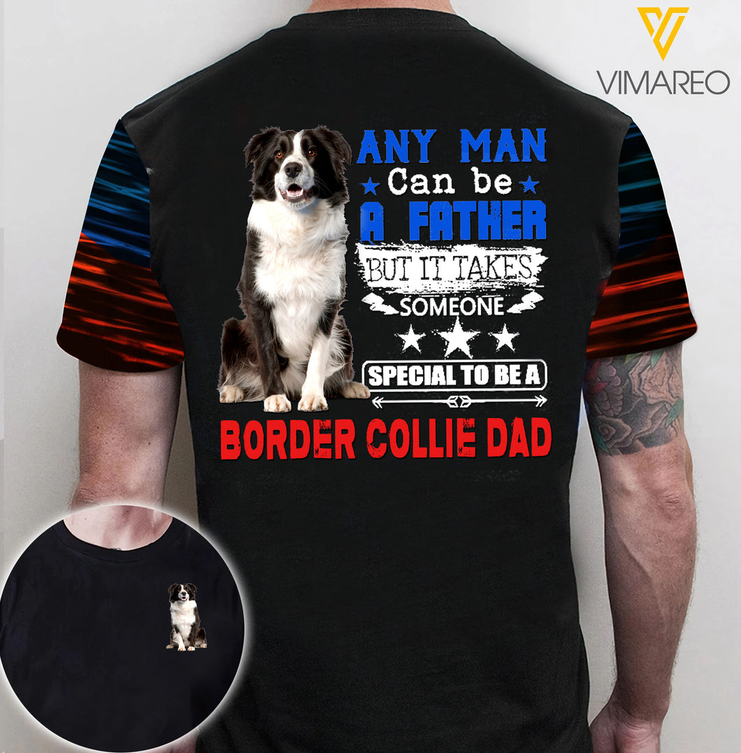 BORDER COLLIE DAD T-SHIRT