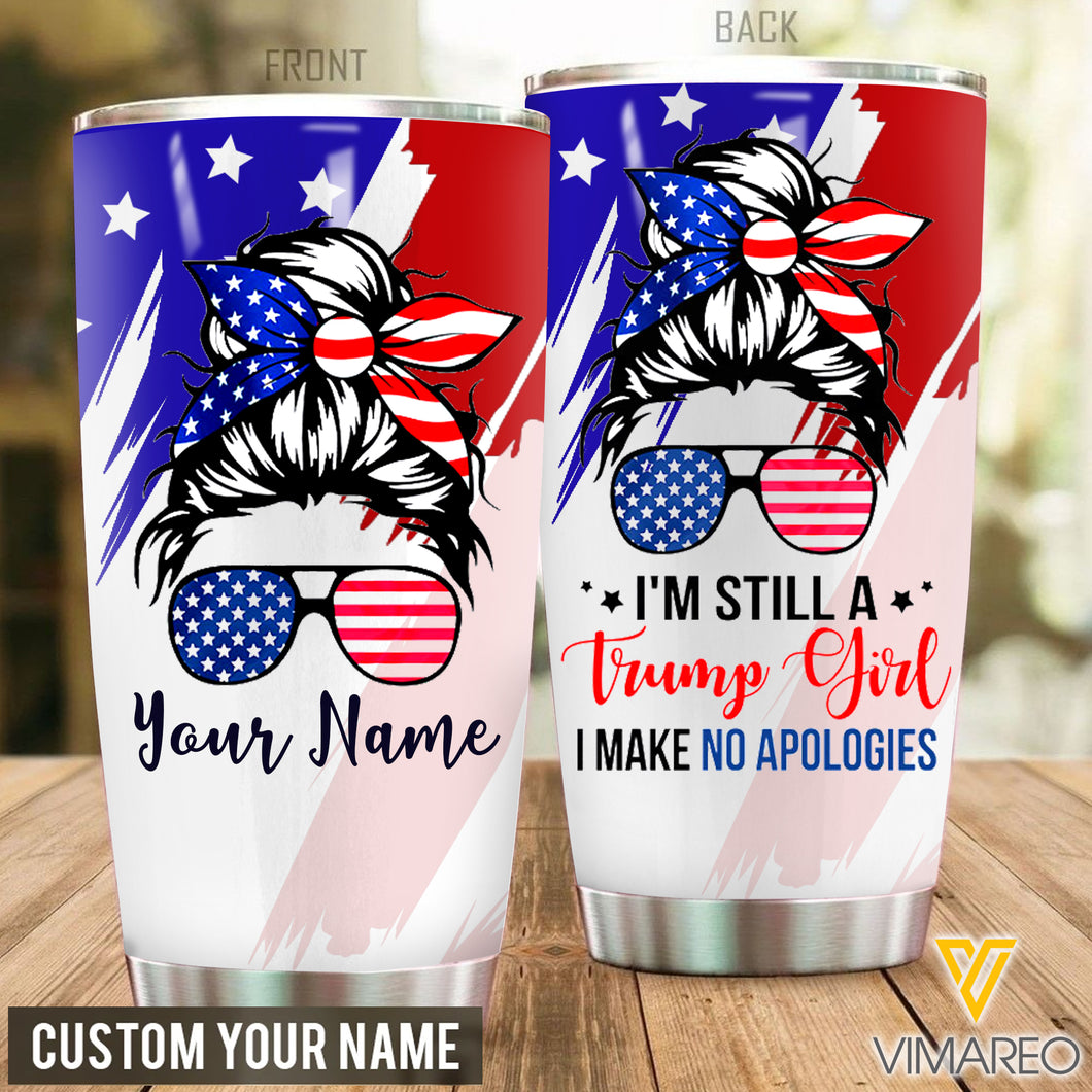 PERSONALIZED TRUMP GIRL TUMBLER