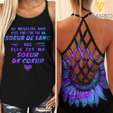 Ma Meilleure Amie  Criss-Cross Open Back Camisole Tank Top NEY1313T