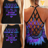 Ma Meilleure Amie  Criss-Cross Open Back Camisole Tank Top NEY1313T