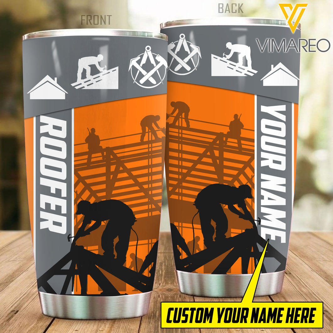 PERSONALIZED ROOFER TUMBLER 2 COLORS NEY24SET