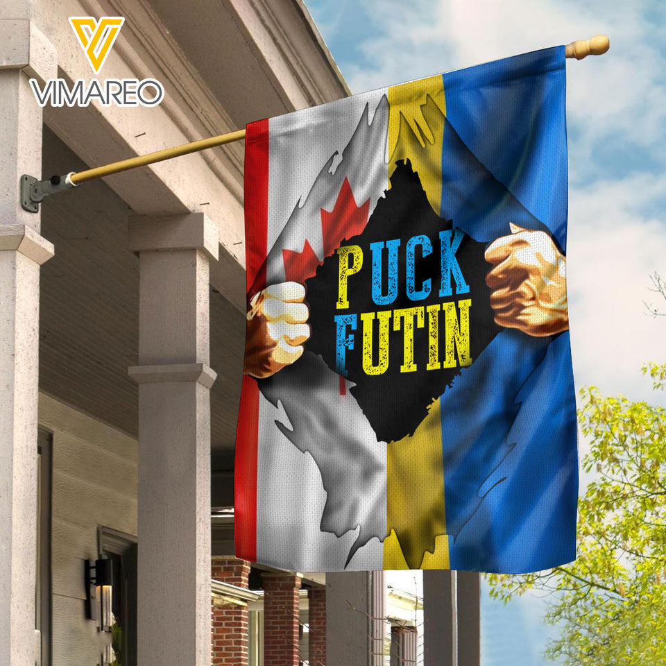 Canada Ukraine Puck Futin  flag V3Q