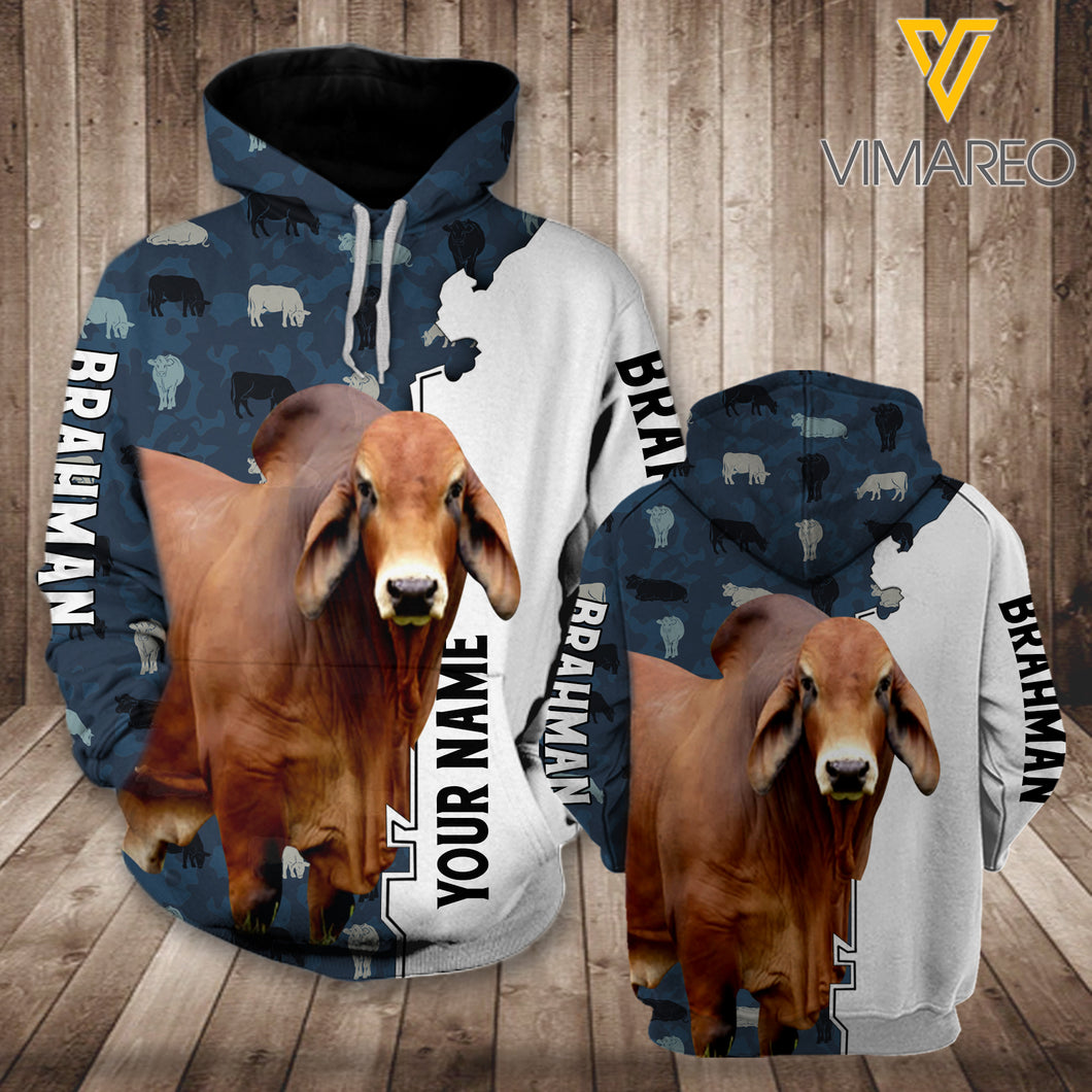 Customized Brahman hoodie 3D Printed 1506TQ