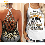 June girl Criss-Cross Open Back Camisole Tank Top 0605NGBN