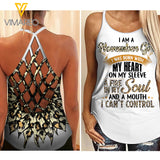 November girl Criss-Cross Open Back Camisole Tank Top 0705NGBN