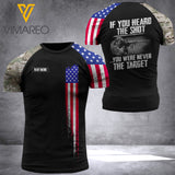 Customized USA Flag 3D PRINTED SHIRT 0104NGBTQ