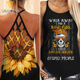 Hippie June girl Criss-Cross Open Back Camisole Tank Top 2306TH