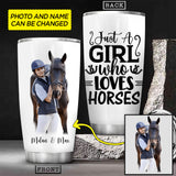 Personalized Horses Lovers Tumbler Printed Horses Gifts