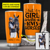 Personalized Horses Lovers Tumbler Printed Horses Gifts