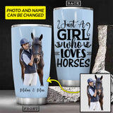 Personalized Horses Lovers Tumbler Printed Horses Gifts