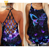 July Girl Criss-Cross Open Back Camisole Tank Top 1706TQ