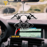 VMAH PERSONALIZED LINEMAN CAR HANGING ORNAMENT MAR-MA10
