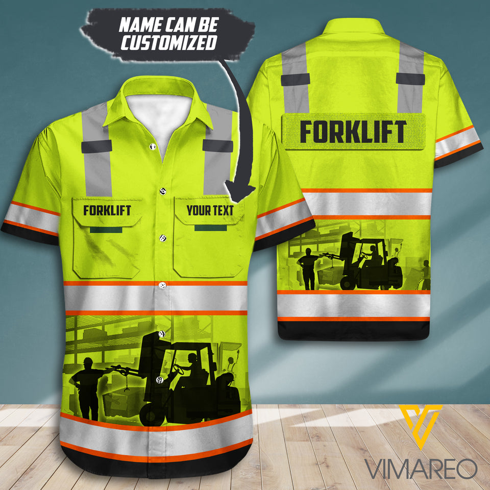 PERSONALIZED FORKLIFT HAWAII SHIRT JUE-DT18