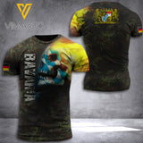Bavaria CAMO T SHIRT 3D PRINTED TMT SKULL
