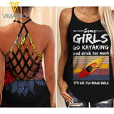 KAYAK Criss-Cross Open Back Camisole Tank Top TMT