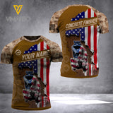 CONCRETE CUSTOMIZE T SHIRT 3D PRINTED TMTL