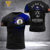 kentucky OLD MAN CLUB T SHIRT 3D PRINTED TMTL