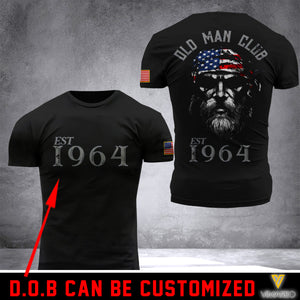 Old Man Club Customized 3D PRINTED SHIRT OMCL