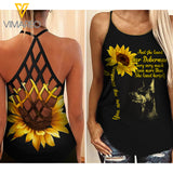 DOBERMAN DOG CRISS-CROSS OPEN BACK CAMISOLE TANK TOP