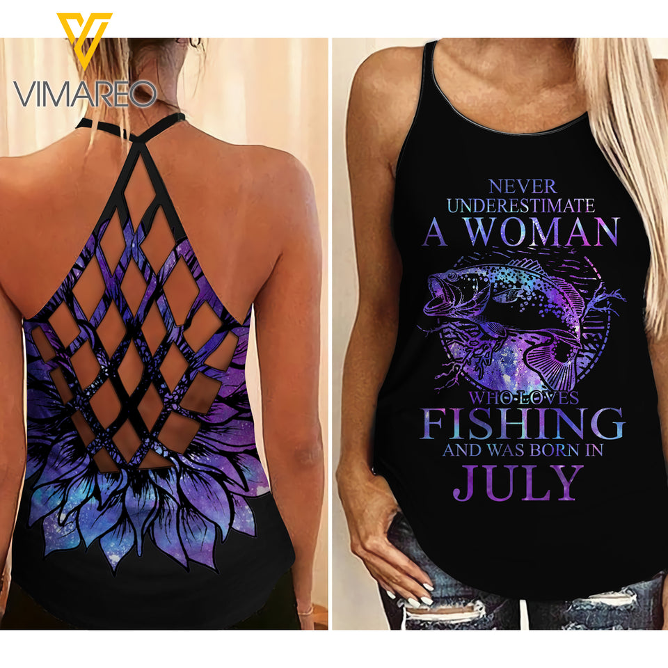 JULY WOMAN CRISS-CROSS OPEN BACK CAMISOLE TANK TOP