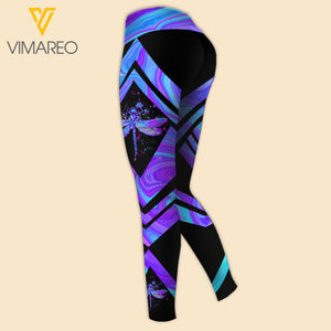 May Girl Criss-Cross Open Back Camisole Tank Top Legging TVMR