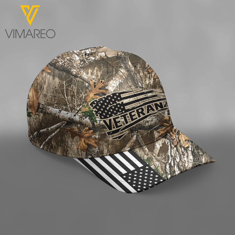 Hunting Camo Veterans Cap NQA