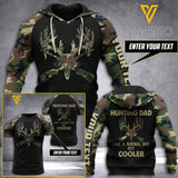 Hunting Dad Camo Customized 3D Printed Shirt