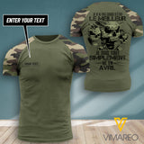 gars d'avril France camo CUSTOMIZE T-SHIRT 3d printed