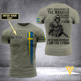 Customized Swedish Soldier 3D Printed Storm Shirt EZA134