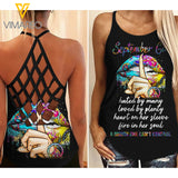 SEPTEMBER HIPPIE GIRL CRISS-CROSS TANK TOP