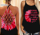 Red Heads Criss-Cross Open Back Camisole Tank Top MAR-MD31